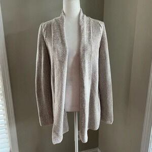 TALBOTS| Loose Cable Knit Cardigan Open Front Sweater size extra small